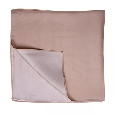 Produktbild von Seidentuch Halstuch braun beige Twillseide 70x70cm