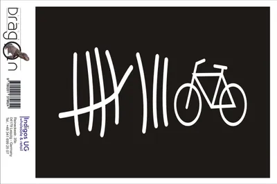 Produktbild von Aufkleber / Autoaufkleber - JDM / Die cut / Auto / OEM - Bicycle mathematics - 210x100mm rot - Heckscheibe / Heckscheibenaufkleber