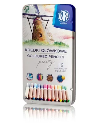 Zdjęcie produktu dla Kredki Owkowe Prestige 12 Kolorw  Astra