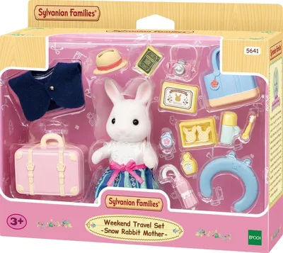 Produktbild von Sylvanian Families Wochenend-Reiseset - Kaninchen Schneewittchen