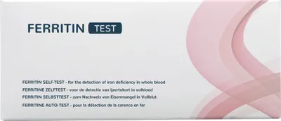 Produktbild von Eisenmangel Test - The Tester, Eisenmangel Schnelltest, Eisen Selbsttest - Ergebnis in 15 Minuten - Zuverlässig & präzise - Leichte Anwendung