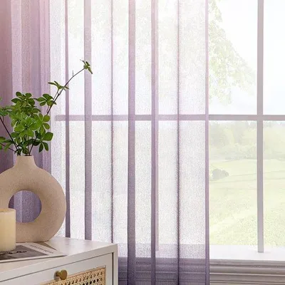 Immagine prodotto di Tende trasparenti viola 140x225 cm in tessuto