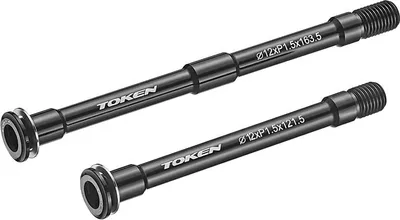 Zdjęcie produktu dla Token Superlight oś przelotowa 2 sztuki srebrna 100/142 mm srebrna 100/142 mm