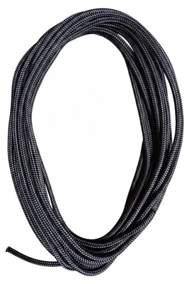 Image de Corde en polyester tressée double, 6 mm, noire, 10 mètres