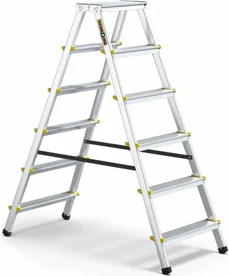 Obrázek produktu pro Lehká hliníková schodišťová sada, 2x6 schodů, nosnost 150 kg