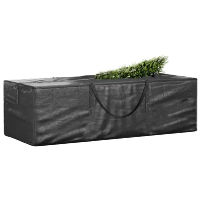Image de vidaXL Sacs pour sapins de Noël 2 pcs. noir polyéthylène