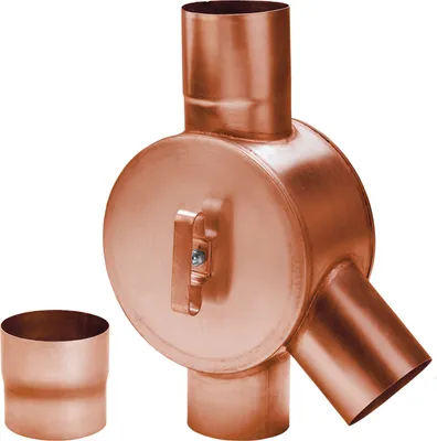 Produktbild von Wasserverteiler Wasserweiche Kupfer DN 76 - 120 mit Adapter