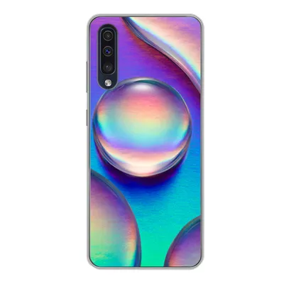 Produktbild von MuchoWow® Handyhülle Schutzhülle Hülle für Samsung Galaxy A50 Wasser - Regenbogen - Abstrakt Silikon Softcase Handy Hülle - Mobiltelefonhülle