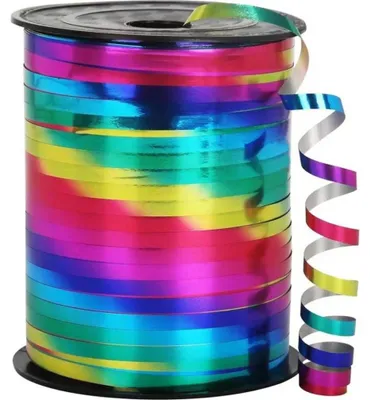 Produktbild von Leantoys Holografisches Band Buntes Deko-Ornament 90m 5mm
