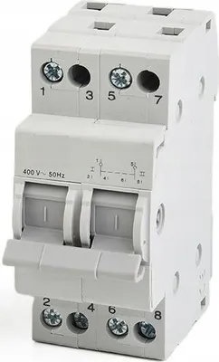 A close-up, angled view of a modular switch unit.