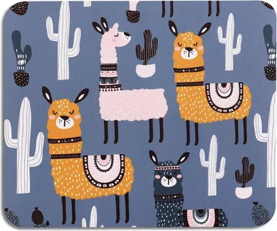 Image de Petit tapis de souris avec motif 24 x 20 cm Coloré Dessous antidérapant