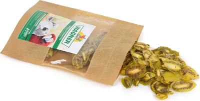 Produktbild von Wagner's - Getrocknete Kiwischeiben für Papageien, 150g