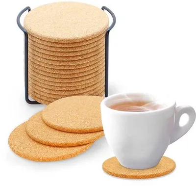 Produktbild von Kurkmatrassen 16 cm, ronde, hittebeständige, braun, Naturkunststoff