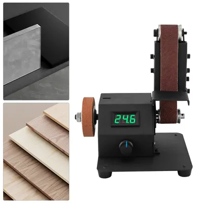 Obrázek produktu pro Elektrická mini pásová bruska, elektrická pásová bruska, bruska na brusné pásy