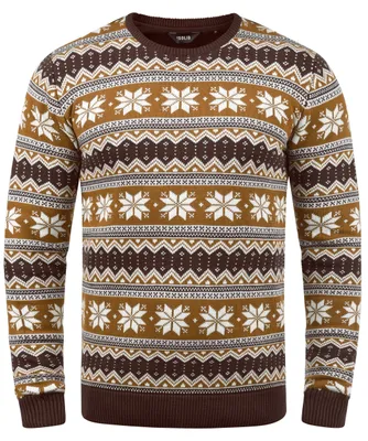 Produktbild von SOLID SDWinno Herren Weihnachtspullover Norweger-Pullover Winter Strickpullover Grobstrick Pullover mit Rundhalsausschnitt