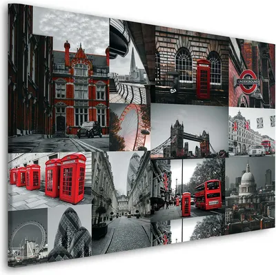 Produktbild von Wandbild Leinwandbild Stadt London Beautiful: 90x60x4cm