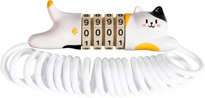 Productafbeelding van Kabelslot kinderen met cijfercode - 130 cm x 5 mm
