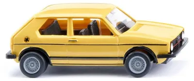 Image de Wiking 004505 Volkswagen Golf I GTI - jaune citron, échelle HO 1:87, ce n'est pas un jouet !!