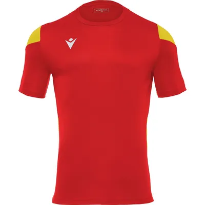 Produktbild von Macron Polis Trikot Kurzarm Herren - Rot / Gelb