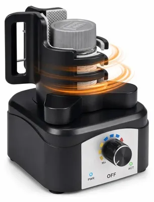 Imagen del producto de Mezclador vórtex mini - 500 a 3200 rpm - 10 a 100 ml - Sin manos - Negro