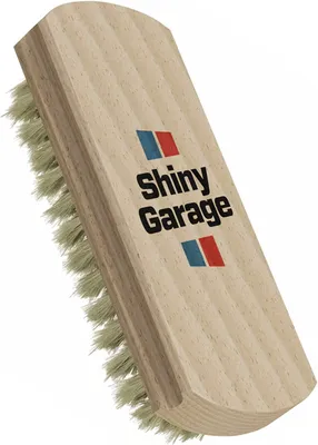 Produktbild von Shiny Garage Lederbürste Auto - Ergonomisch Bürste bis Lederpflege - Leder Bürste mit Weichen Borsten - Auto Zubehör für die Autopflege