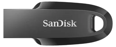 Productafbeelding van SanDisk Ultra Curve 3.2 USB-flashgeheugen, 128 GB, USB 3.1 Gen 1, zwart
