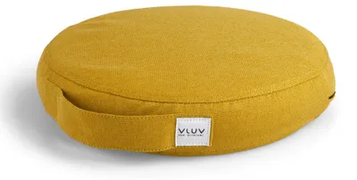 Produktbild von VLUV Leiv, Sitzkissen, Universal, Polyester, Silikon, Gelb, Rund, 200 kg