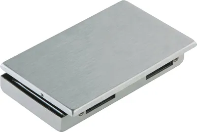 Image de Contre-boite Junior Office 11.287, droite, aluminium anodisé argenté