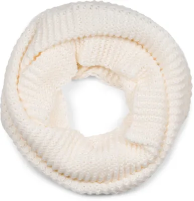 Produktbild von styleBREAKER Uni Strick Loop Schal Wellen, Creme-Weiß
