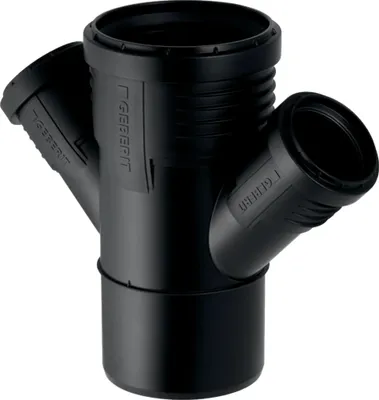 Produktbild von Geberit Silent-PP Abzweiger, zweifach, 45°, 110/50/50 mm, 1 Stk.