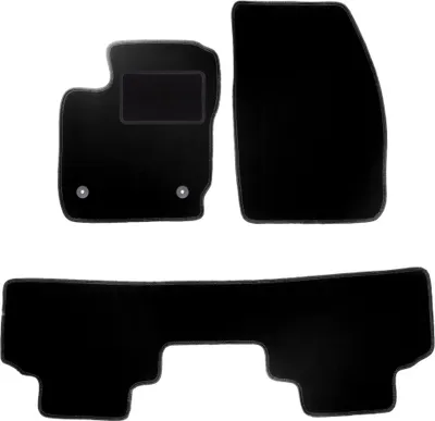 Image de Tapis en velours noir pour : Ford Tourneo Courier Monospace (2014-)