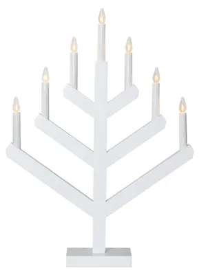 Produktbild von Star Trading 214-40, Leichte Dekorationsfigur, Weiß, Weiß, 7 Glühbirne(n), E10, 21 W