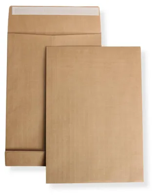 Produktbild von B4 Faltenversandtaschen fadenverstärkt 4 cm Falte · haftklebend ohne Fenster · Briefumschlag 250x353x40 mm 250 Stück