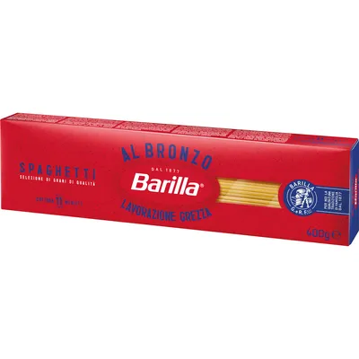 Produktbild von Barilla Spaghetti Al Bronzo Dlouhé těstoviny z tvrdé pšeničné krupice 400g