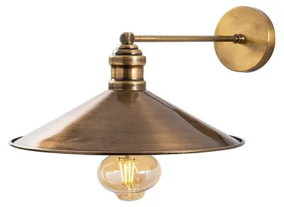 Image de Applique murale Lampe en métal cuivre 30 x 45 x 18 cm E27 40 W IP20 Vintage