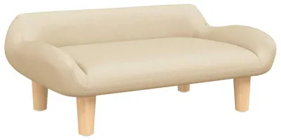 Obrázek produktu pro vidaXL Dětská pohovka krémová 70x40x24 cm látka