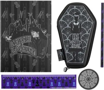 Produktbild von Wednesday Schreibset 5-teilig Coffin