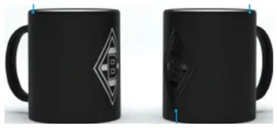 Produktbild von Borussia M´Gladbach Magic-Mug "Emblem"