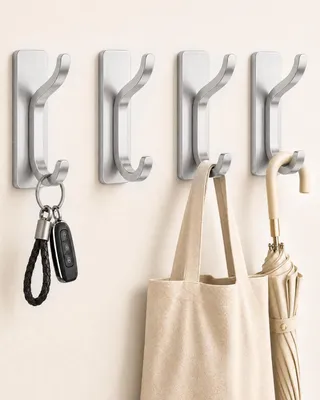 Image de Solidchoice - Crochets adhésifs pour fixation murale