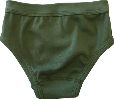 Produktbild von HERMKO 2840 Jungen Slip mit Weichbund aus reiner Baumwolle, Farbe:olive, Größe:92