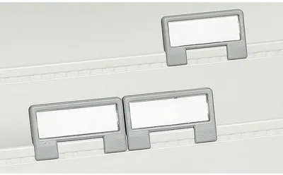 Produktbild von Sichtreiter für Stützplatten VE=100x5 Stück steingrau