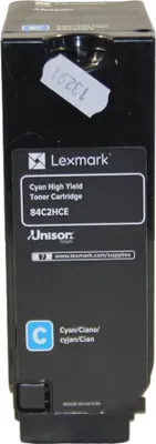 Produktbild von Lexmark 84C2HCE Toner Cyan -Bulk