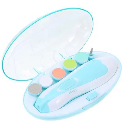 Produktbild von Elektrische Nagelfeile für Kinder – Kabelloser Nagelpolierer mit sanftem Kopf, batteriebetrieben, sicher & kompakt für Mädchen & Kinder