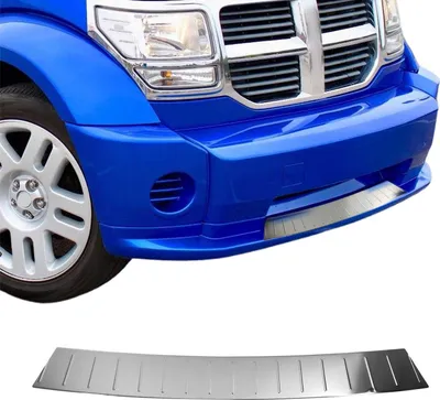 Zdjęcie produktu dla Listwy osłony chłodnicy Listwy osłony chłodnicy do Dodge Nitro 2007-2012 stal nierdzewna srebrna 1szt