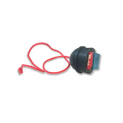Image de Kreidehalter Gummi, schwarz, mit Kordel