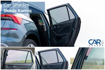 Imagen del producto de Parasol para automóvil, protección solar para parabrisas, color negro, 80 cm