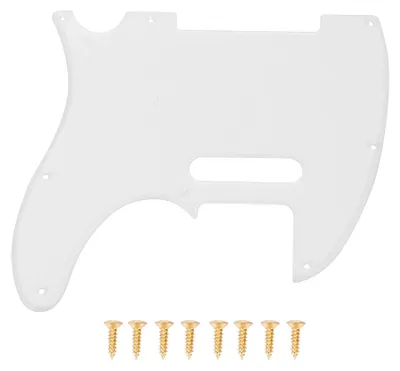 Image de Plaque de protection à 8 trous en acrylique transparent avec vis pour guitare électrique de style Telecaster TL