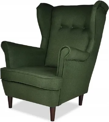 Produktbild von Family Meble Ohrensessel Ari Relaxsessel aus Webstoff Skandinavisch Loungesessel Fernsehsessel Für Wohnzimmer Esszimmer Schlafzimmer Büro (TW 1078)