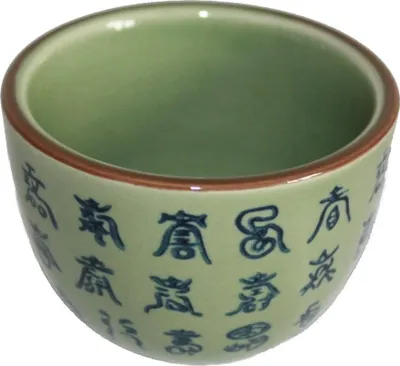Produktbild von 030 Teetasse Celadon grün Keramik 1 Stk. Sakebecher