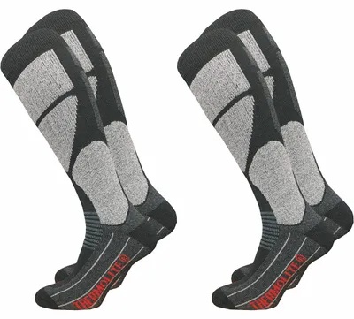 Productafbeelding van Gawilo THERMOLITE® skisokken voor dames (2 paar), donkergrijs / maat 39 - 42